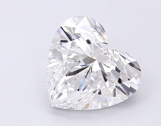 Lab-Grown Heart Diamond - 3.01 Carats, E Color, VS1 Clarity - Certified by IGI - Report Number: LG694589636
