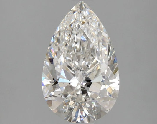 Lab-Grown Pear Diamond - 1.96 Carats, F Color, VS2 Clarity - Certified by IGI - Report Number: LG646452872