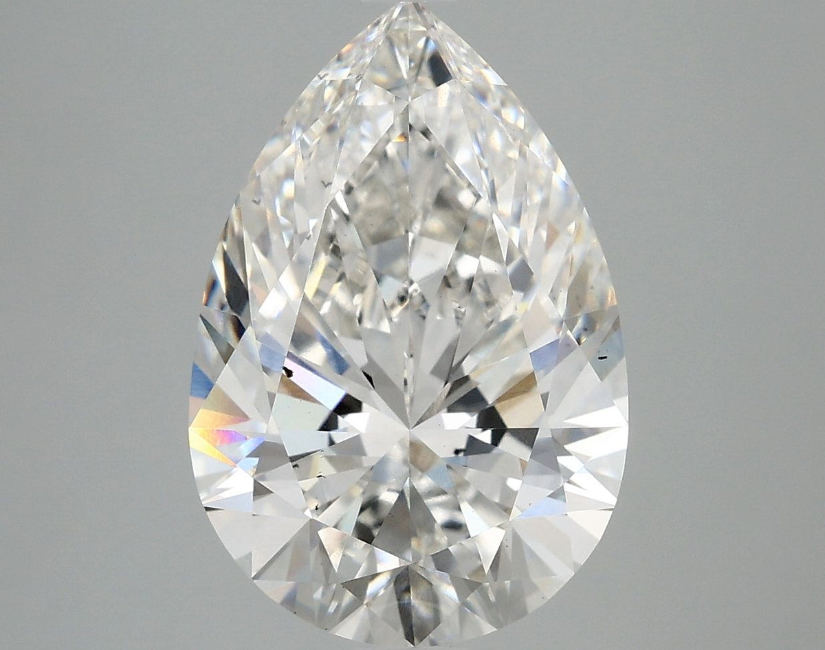 Lab-Grown Pear Diamond - 5.05 Carats, F Color, VS2 Clarity - Certified by IGI - Report Number: LG669446555