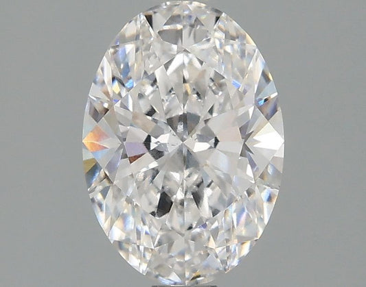 Lab-Grown Oval Diamond - 1.48 Carats, D Color, VS2 Clarity - Certified by IGI - Report Number: LG678543144