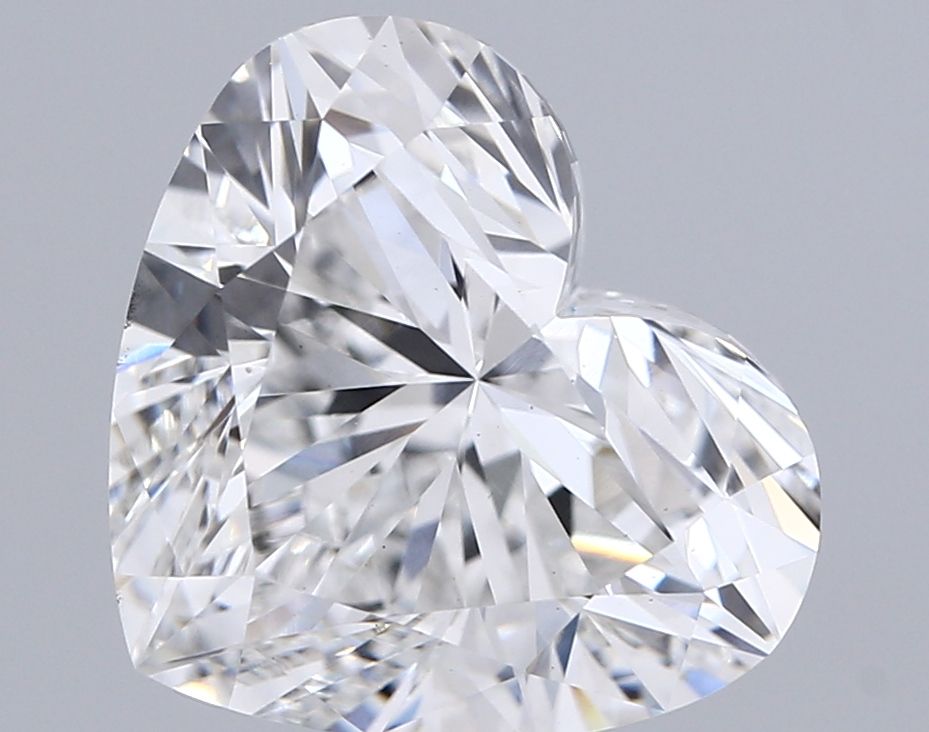 Lab-Grown Heart Diamond - 6.0 Carats, F Color, VS1 Clarity - Certified by IGI - Report Number: LG671498358