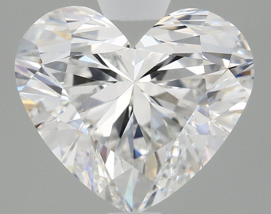Lab-Grown Heart Diamond - 1.97 Carats, D Color, VVS2 Clarity - Certified by IGI - Report Number: LG681531013