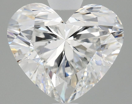 Lab-Grown Heart Diamond - 1.97 Carats, D Color, VVS2 Clarity - Certified by IGI - Report Number: LG681531013