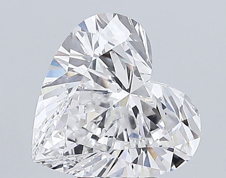 Lab-Grown Heart Diamond - 6.03 Carats, E Color, VS2 Clarity - Certified by IGI - Report Number: LG677576251