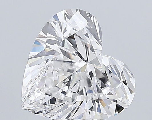 Lab-Grown Heart Diamond - 6.03 Carats, E Color, VS2 Clarity - Certified by IGI - Report Number: LG677576251