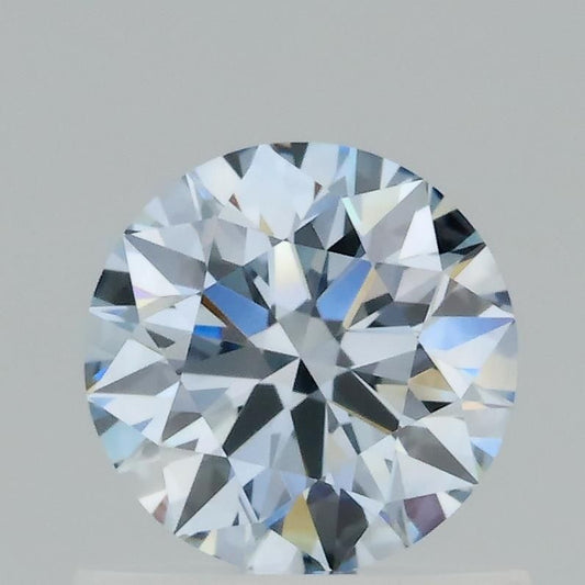 Lab-Grown Round Diamond - 0.7 Carats, Fancy Blue Color, VVS2 Clarity - Certified by IGI - Report Number: LG687532964