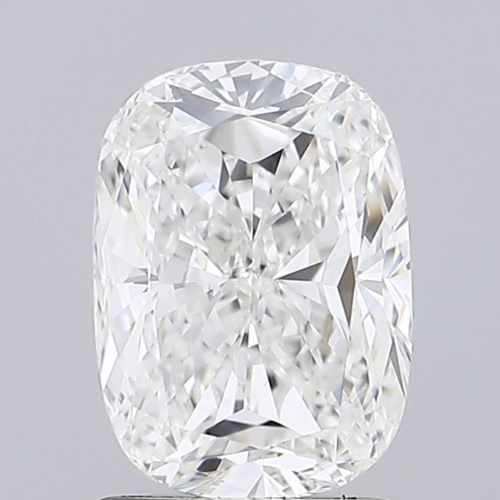 Lab-Grown Cushion Diamond - 1.5 Carats, F Color, VVS2 Clarity - Certified by IGI - Report Number: LG675537044