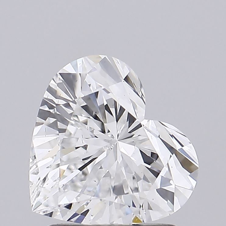 Lab-Grown Heart Diamond - 1.54 Carats, E Color, VS2 Clarity - Certified by IGI - Report Number: LG598374799