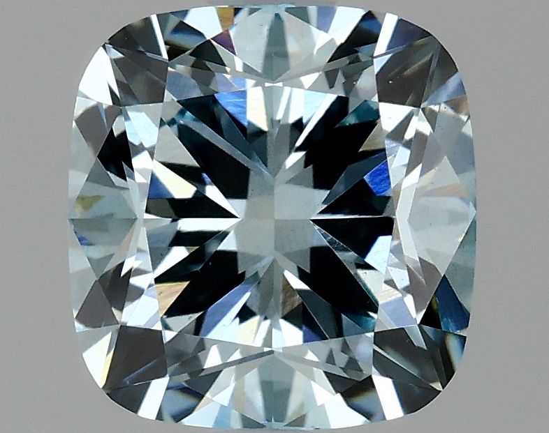 Lab-Grown Cushion Diamond - 1.51 Carats, Fancy Intense Blue Color, VS1 Clarity - Certified by IGI - Report Number: LG634428157