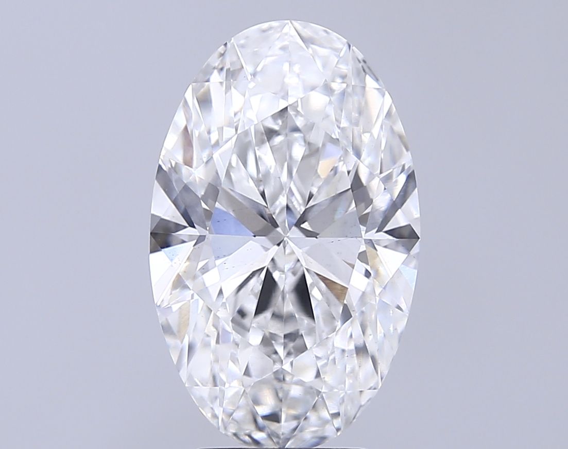 Lab-Grown Oval Diamond - 5.0 Carats, E Color, VS2 Clarity - Certified by IGI - Report Number: LG683581896