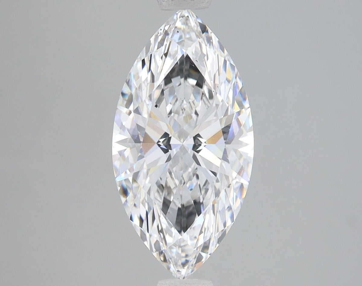 Lab-Grown Marquise Diamond - 2.57 Carats, E Color, VS2 Clarity - Certified by IGI - Report Number: LG650487487