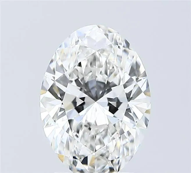2.00ct Oval Lab Grown Diamond (Colour F, Clarity VVS2, IGI Certified)