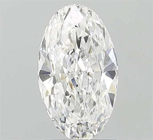 2.01ct Oval Lab Grown Diamond (Colour E, Clarity VS2, IGI Certified)