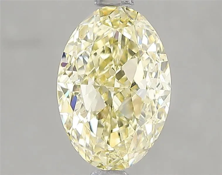 2.01ct Oval Lab Grown Diamond (Colour Fancy Intense Yellow, Clarity VS1, IGI Certified)