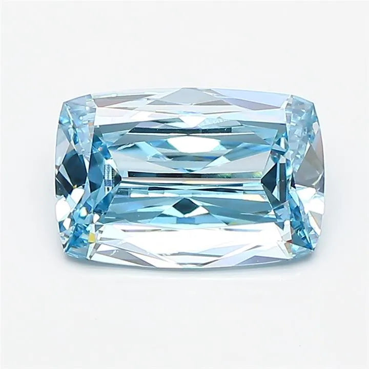 2.03ct Cushion Lab Grown Diamond (Colour Fancy Vivid Blue, Clarity VVS1, IGI Certified)