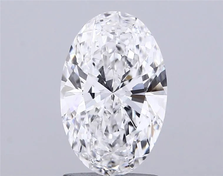 2.03ct Oval Lab Grown Diamond (Colour D, Clarity VVS2, IGI Certified)