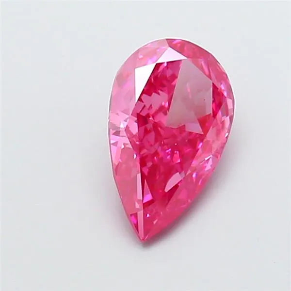 2.03ct Pear Lab Grown Diamond (Colour Fancy Vivid Pink, Clarity VS1, IGI Certified)