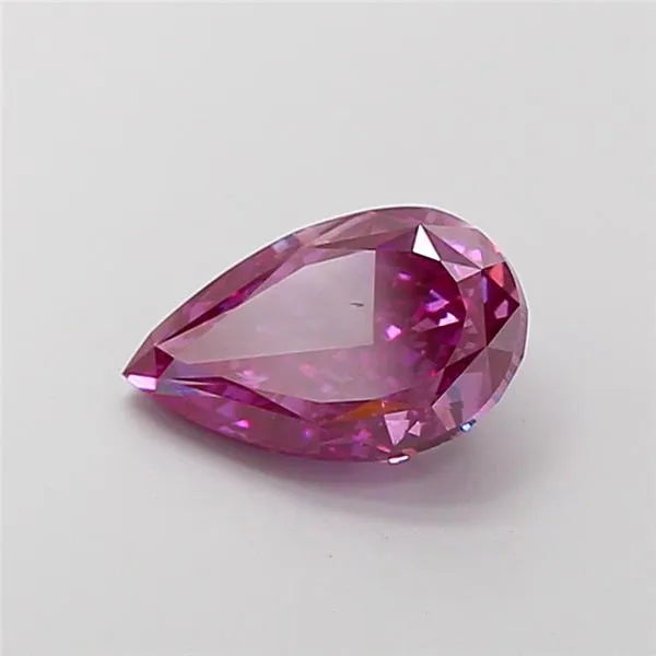 2.05ct Pear Lab Grown Diamond (Colour Fancy Vivid Pink, Clarity VS2, IGI Certified)