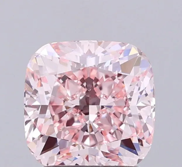 2.06ct Cushion modified Lab Grown Diamond (Colour Fancy Pink, Clarity VVS2, IGI Certified)
