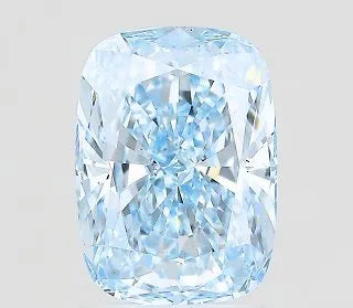 2.07ct Cushion modified Lab Grown Diamond (Colour Fancy Vivid Blue, Clarity VS1, IGI Certified)