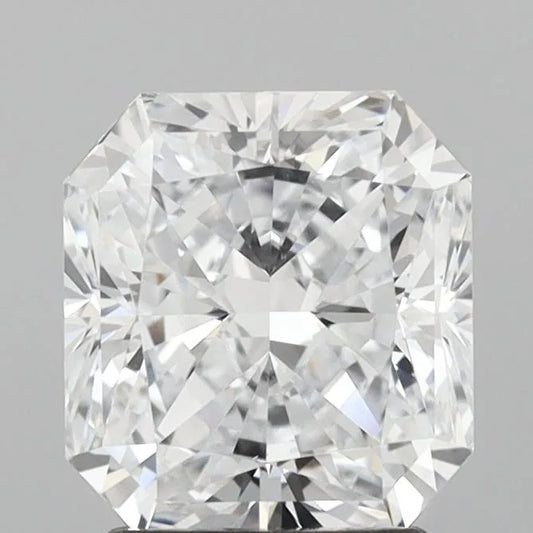 2.07ct Radiant Lab Grown Diamond (Colour F, Clarity VVS2, IGI Certified)
