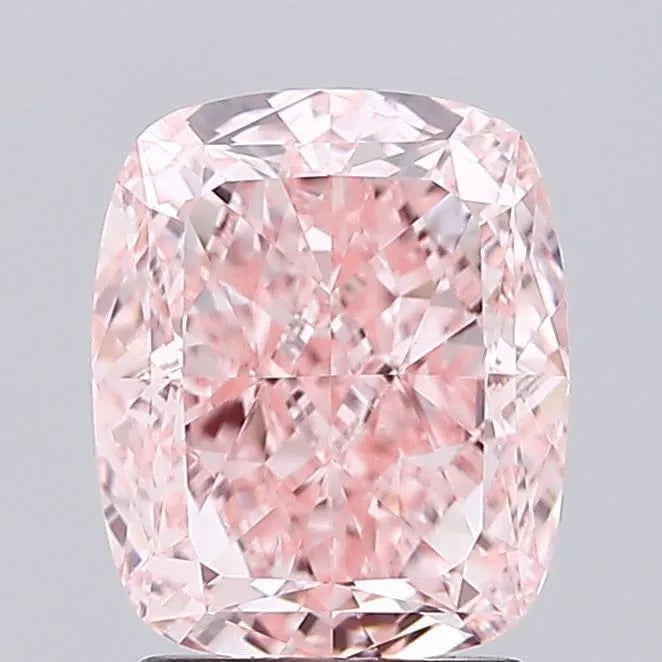 2.08ct Cushion modified Lab Grown Diamond (Colour Fancy Vivid Pink, Clarity VVS2, IGI Certified)