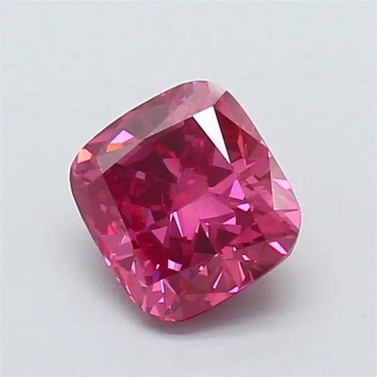 2.09ct Cushion modified Lab Grown Diamond (Colour Fancy Deep Pink, Clarity VS1, IGI Certified)
