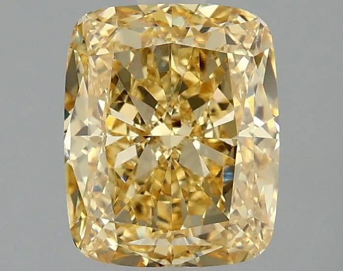 2.09ct Cushion modified Lab Grown Diamond (Colour Fancy Intense Yellow, Clarity VVS2, IGI Certified)