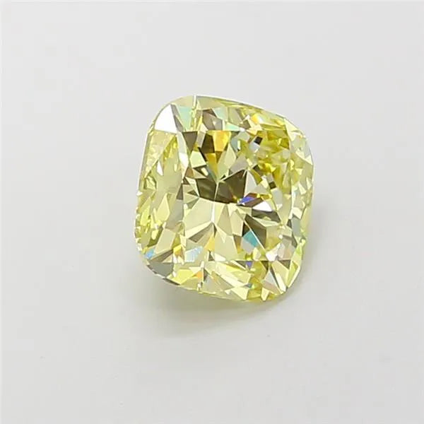 2.09ct Cushion modified Lab Grown Diamond (Colour Fancy Light Yellow, Clarity VS1, IGI Certified)
