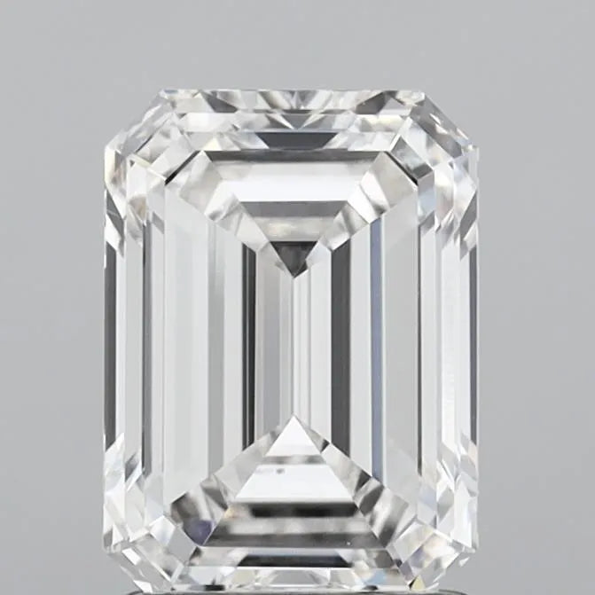 2.09ct Emerald Lab Grown Diamond (Colour E, Clarity VVS1, IGI Certified)