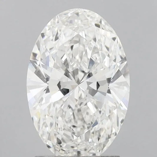2.10ct Oval Lab Grown Diamond (Colour F, Clarity VVS2, IGI Certified)