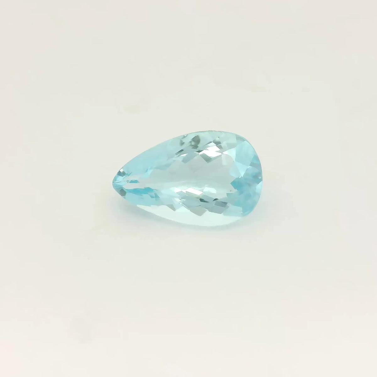 2.15ct Pear Natural Aquamarine (Colour Blue, Clarity Eye Clean, Cut Faceted)