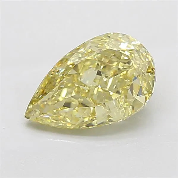 2.21ct Pear Lab Grown Diamond (Colour Fancy Intense Yellow, Clarity VVS2, IGI Certified)