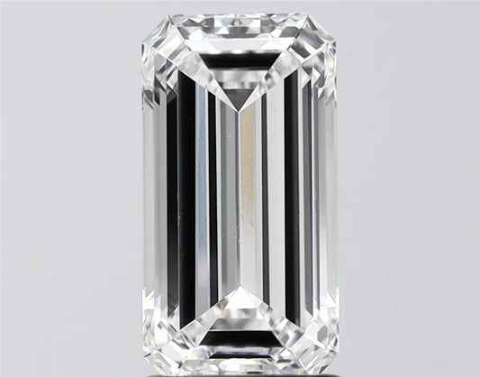 2.27ct Emerald Lab Grown Diamond (Colour D, Clarity VVS2, IGI Certified)