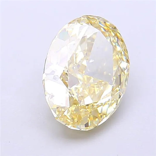 2.27ct Oval Lab Grown Diamond (Colour Fancy Yellow, Clarity VVS1, IGI Certified)