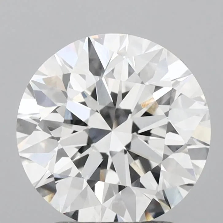 2.33ct Round Lab Grown Diamond (Colour E, Clarity VVS2, Cut EX, IGI Certified)