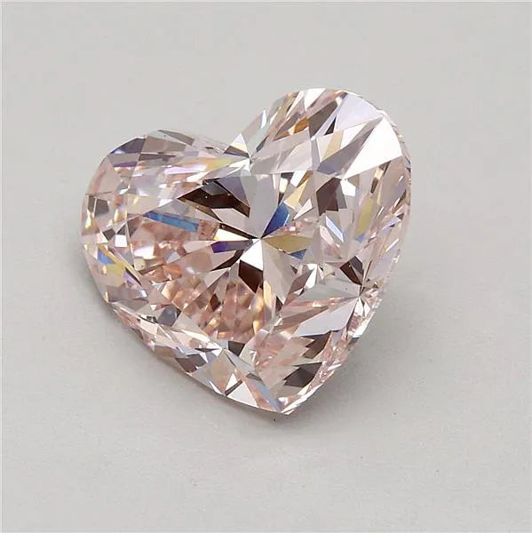 2.35ct Heart Lab Grown Diamond (Colour Fancy Pink, Clarity VS1, IGI Certified)