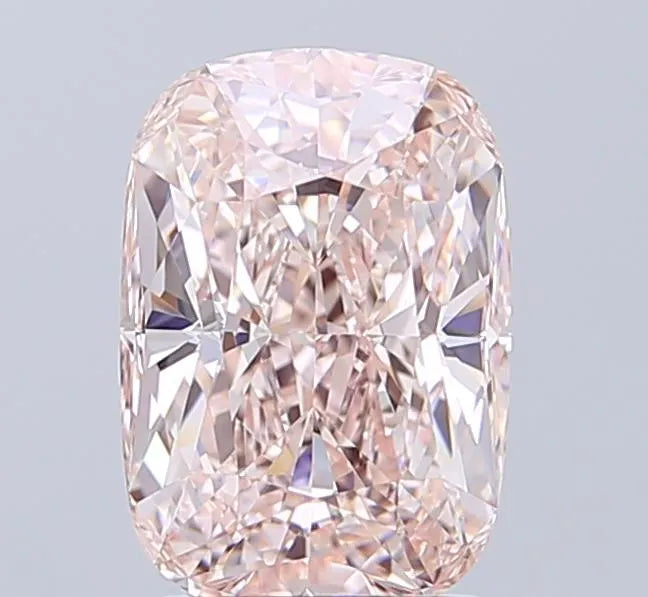 2.36ct Cushion modified Lab Grown Diamond (Colour Fancy Light Brownish Pink, Clarity VVS2, IGI Certified)