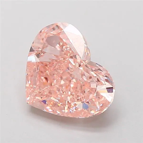 2.50ct Heart Lab Grown Diamond (Colour Fancy Intense Pink, Clarity VVS2, IGI Certified)