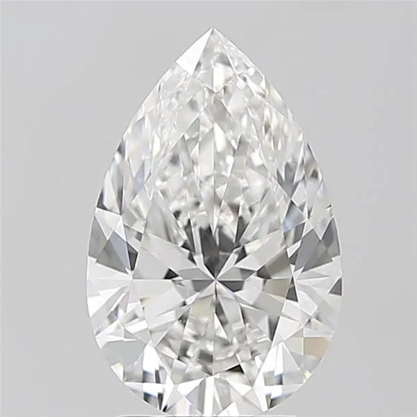 2.50ct Pear Lab Grown Diamond (Colour E, Clarity VVS1, IGI Certified)