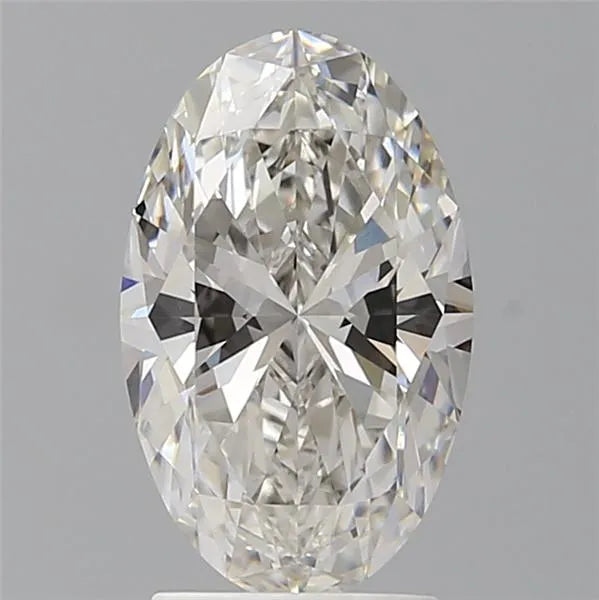 2.51ct Oval Lab Grown Diamond (Colour H, Clarity VVS2, IGI Certified)