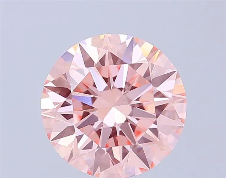 2.52ct Round Lab Grown Diamond (Colour Fancy Intense Pink, Clarity VS1, Cut EX, IGI Certified)