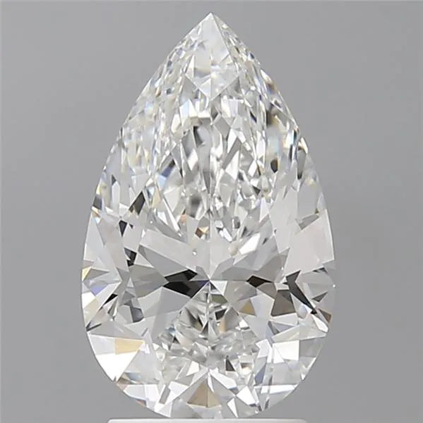 2.54ct Pear Lab Grown Diamond (Colour E, Clarity VVS1, IGI Certified)
