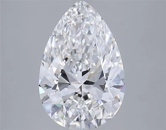 2.55ct Pear Lab Grown Diamond (Colour D, Clarity VVS1, IGI Certified)