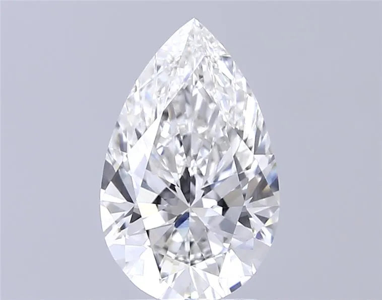 2.56ct Pear Lab Grown Diamond (Colour G, Clarity VVS2, IGI Certified)