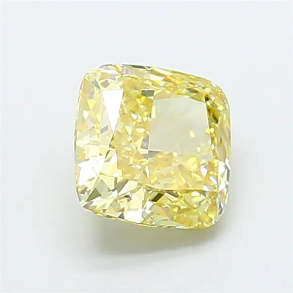 2.57ct Cushion modified Lab Grown Diamond (Colour Fancy Yellow, Clarity VVS2, IGI Certified)