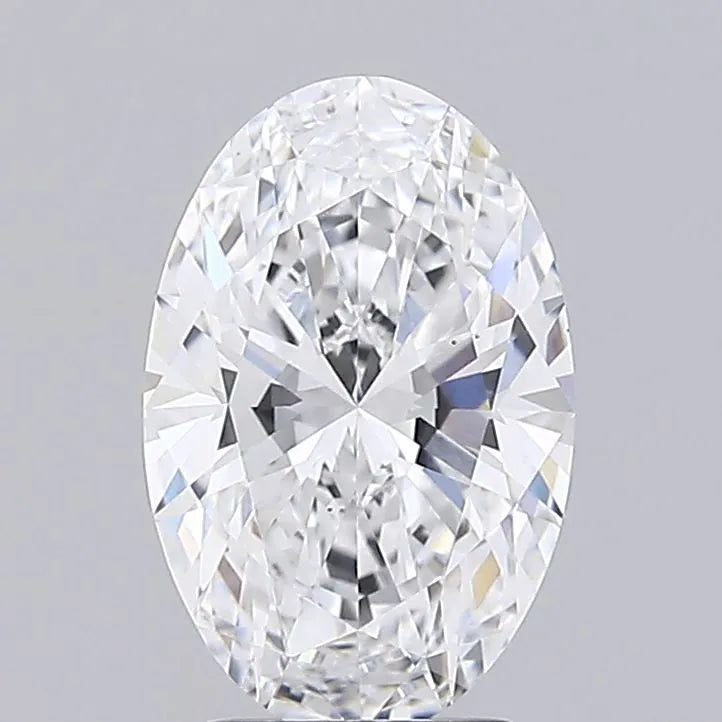 2.57ct Oval Lab Grown Diamond (Colour D, Clarity VS1, IGI Certified)