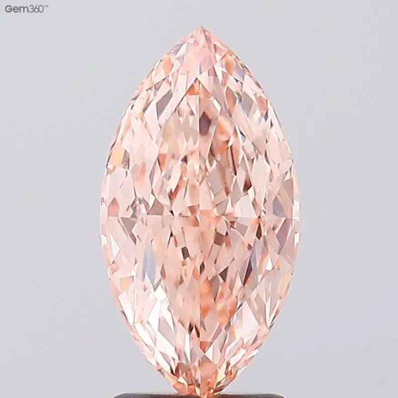 2.59ct Marquise Lab Grown Diamond (Colour Fancy Intense Pink, Clarity VVS2, IGI Certified)