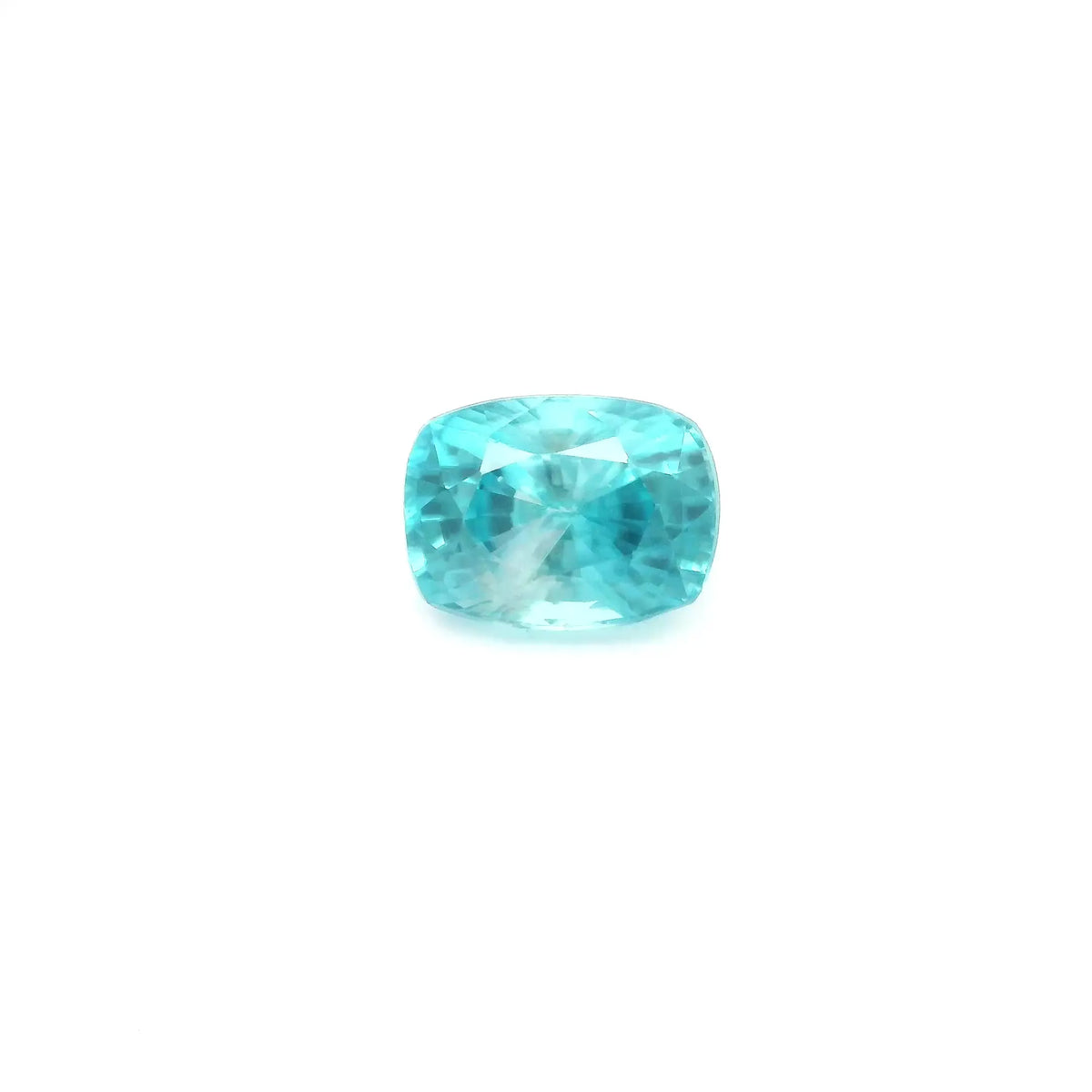 2.69ct Cushion Natural Zircon (Colour Blue, Clarity Slightly Included, Cut Faceted)