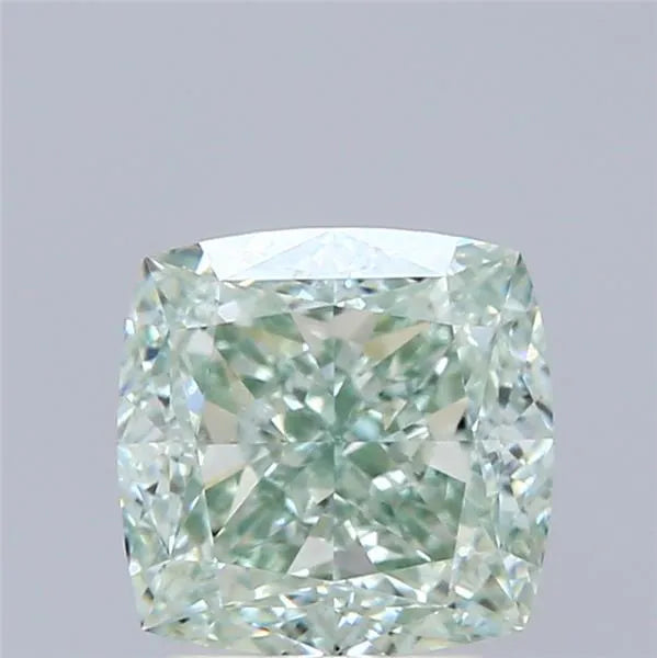 2.73ct Cushion modified Lab Grown Diamond (Colour Fancy Intense Green, Clarity VS1, IGI Certified)